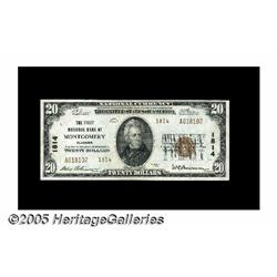 Montgomery, AL - $20 1929 Ty. 2 First National Ba