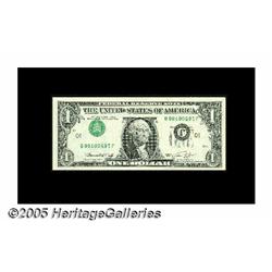 Fr. 1908-J $1 1974 Federal Reserve Note. Gem Cris