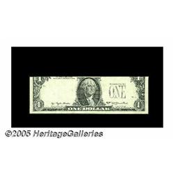 Fr. 1909-? $1 1977 Federal Reserve Note. Gem Cris