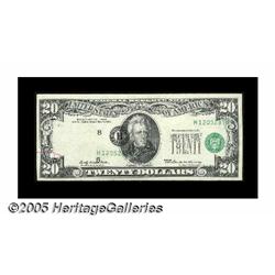 Fr. 2067-H $20 1969 Federal Reserve Note. Choice 