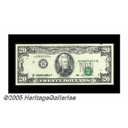 Fr. 2079-B $20 1993 Federal Reserve Note. Extreme