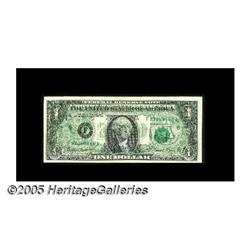 Fr. 1911-F $1 1981 Federal Reserve Note. Gem Cris