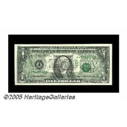 Fr. 1918-A $1 1993 Federal Reserve Note. Choice C