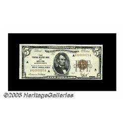 Fr. 1850-A $5 1929 Federal Reserve Bank Note. Cho