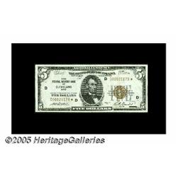 Fr. 1850-D* $5 1929 Federal Reserve Bank Note. Ab