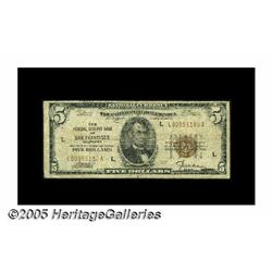 Fr. 1850-L $5 1929 Federal Reserve Bank Note. Ver