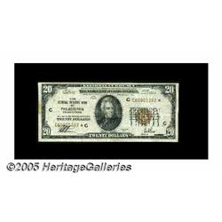 Fr. 1870-C* $20 1929 Federal Reserve Bank Note. V