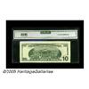 Image 2 : Fr. 2033-L $10 1999 Federal Reserve Note. CGA Gem