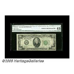 Fr. 2057-D* $20 1934C Federal Reserve Note. CGA C