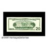 Image 2 : Fr. 2088-E $20 2001 Federal Reserve Note. Gem Cri