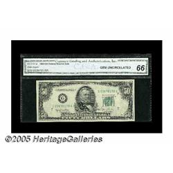 Fr. 2107-G $50 1950 Mule Federal Reserve Note. CG
