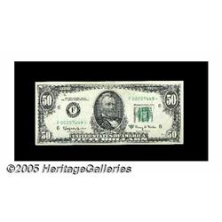 Fr. 2113-F* $50 1963A Federal Reserve Note. Gem C