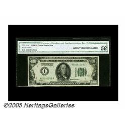 Fr. 2150-A $100 1928 Federal Reserve Note. CGA Ab