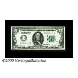 Fr. 2151-G $100 1928A Federal Reserve Note. Gem C