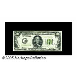 Fr. 2152-H $100 1934 Light Green Seal Federal Res