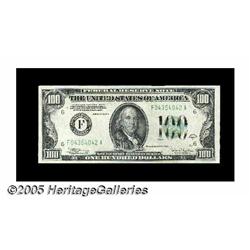 Fr. 2155-F $100 1934C Mule Federal Reserve Note. 