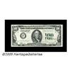 Image 1 : Fr. 2155-F $100 1934C Mule Federal Reserve Note. 