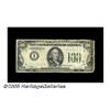 Image 1 : Fr. 2155-I* $100 1934C Federal Reserve Note. Very