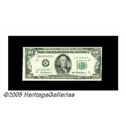 Fr. 2159-K* $100 1950B Federal Reserve Note. Abou