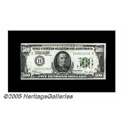 Fr. 2200-H $500 1928 Federal Reserve Note. Crisp 