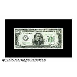 Fr. 2201-A $500 1934 Federal Reserve Note. Gem Cr