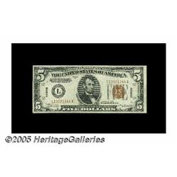 Fr. 2301 $5 1934 Mule Hawaii Federal Reserve Note