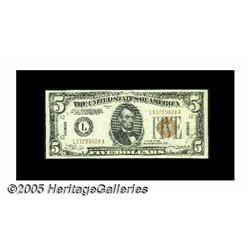 Fr. 2301 $5 1934 Mule Hawaii Federal Reserve Note