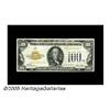Image 1 : Fr. 2405 $100 1928 Gold Certificate. Extremely Fi