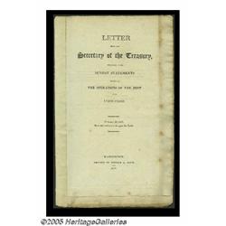 1817 Secretary of The Treasury Report. This Febru