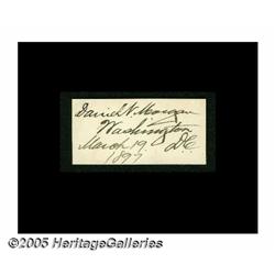 Daniel Morgan Signature Card. Daniel Morgan has s