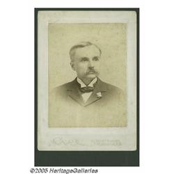 An 1895 Signed Photograph of Daniel Morgan. Morga