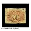 Image 2 : Two Manuscript Notes. A second issue fifty cent w