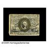Image 1 : Fr. 1321 Fifty Cent Second Issue Note. Soaked apa