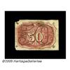 Image 3 : Fr. 1321 Fifty Cent Second Issue Note. Soaked apa