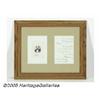 Image 1 : Framed Spinner Vignette and Letter. A beautifully