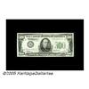 Image 1 : Fr. 2202-B $500 1934A Federal Reserve Note. About