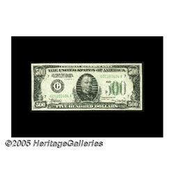 Fr. 2202-G $500 1934A Federal Reserve Note. Choic