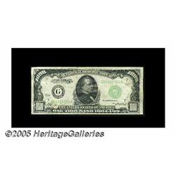 Fr. 2211-G $1000 1934 Federal Reserve Note. Very 