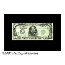 Fr. 2212-G $1000 1934A Federal Reserve Note. Abou