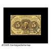 Image 1 : Fr. 1231SP Milton 1S5F.1a 5¢ First Issue Narrow M