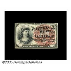 Fr. 1258 Milton 4R10.3d 10¢ Fourth Issue Courtesy