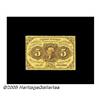 Image 1 : Fr. 1228 Milton 1R5.3a 5¢ First Issue Gem New. Th