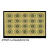 Image 2 : Fr. 1230 5¢ First Issue Full Sheet of Twenty Gem 