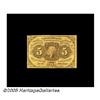 Image 1 : Fr. 1230 Milton 1R5.4a 5¢ First Issue About New. 