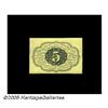 Image 2 : Fr. 1231 Milton 1R5.1a 5¢ First Issue Gem New. Th