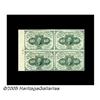 Image 1 : Fr. 1242 10¢ First Issue Block Of Four Gem New. F