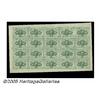 Image 1 : Fr. 1242 Milton 1R10.4c 10¢ First Issue Full Shee