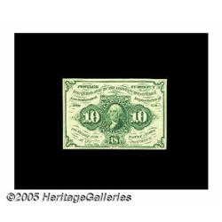 Fr. 1243 Milton 1R10.1 10¢ First Issue Very Choic