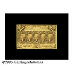 Fr. 1281 Milton 1R25.4a 25c First Issue Choice Ab