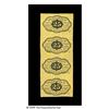 Image 2 : Fr. 1281 25¢ First Issue Vertical Strip Of Four A